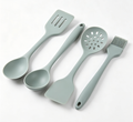 5 Pack Food Grade Silicone Cooking Utensils Set, Heat Resistant Non Stick Spatula Spoon Brush, Dishwasher Safe Kitchen Gadgets for Non-Stick Pans